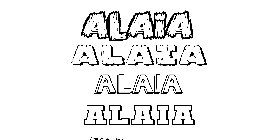 Coloriage Alaia