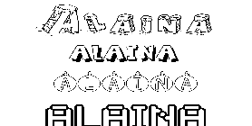 Coloriage Alaina