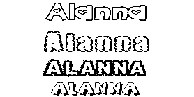 Coloriage Alanna