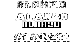 Coloriage Alanzo