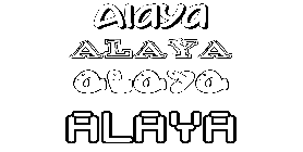 Coloriage Alaya