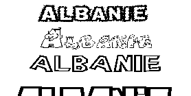 Coloriage Albanie