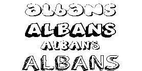 Coloriage Albans