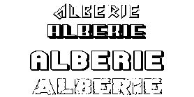 Coloriage Alberie