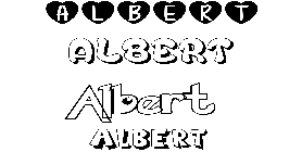Coloriage Albert