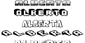 Coloriage Alberta