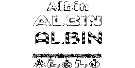 Coloriage Albin