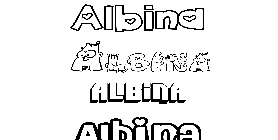 Coloriage Albina