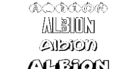 Coloriage Albion