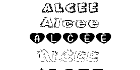 Coloriage Alcee