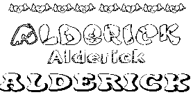 Coloriage Alderick