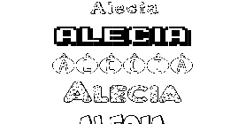 Coloriage Alecia