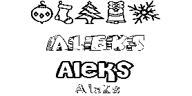 Coloriage Aleks