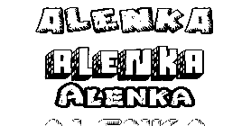 Coloriage Alenka