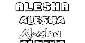 Coloriage Alesha