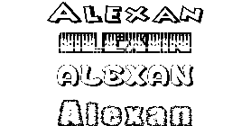 Coloriage Alexan