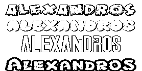 Coloriage Alexandros