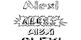 Coloriage Alexi