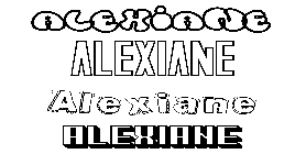 Coloriage Alexiane