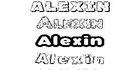 Coloriage Alexin