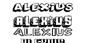 Coloriage Alexius