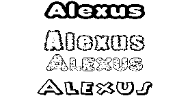 Coloriage Alexus
