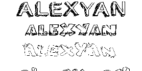 Coloriage Alexyan