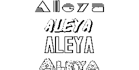 Coloriage Aleya