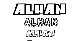 Coloriage Alhan
