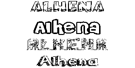 Coloriage Alhena