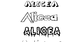 Coloriage Alicea