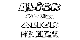 Coloriage Alick