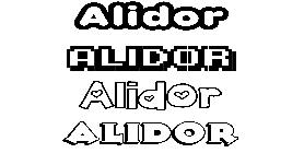 Coloriage Alidor