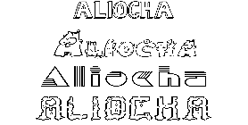 Coloriage Aliocha
