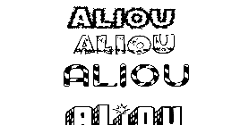 Coloriage Aliou