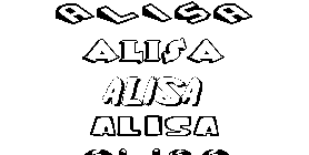Coloriage Alisa