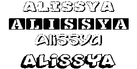 Coloriage Alissya
