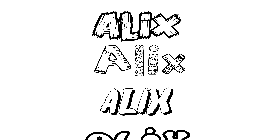 Coloriage Alix