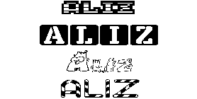 Coloriage Aliz