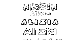 Coloriage Alizia