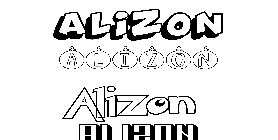 Coloriage Alizon