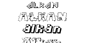 Coloriage Alkan