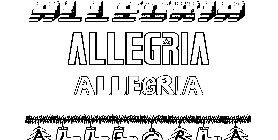 Coloriage Allegria