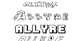 Coloriage Allyre