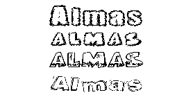 Coloriage Almas