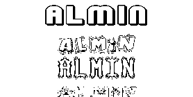 Coloriage Almin