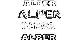 Coloriage Alper