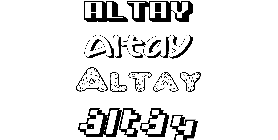 Coloriage Altay