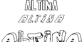 Coloriage Altina