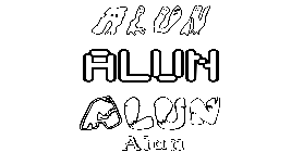 Coloriage Alun